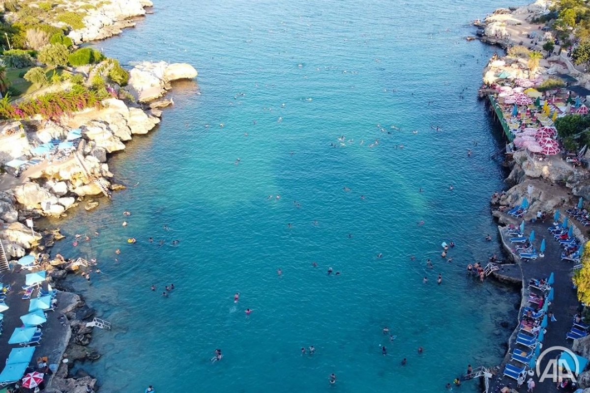 Mersin deki Yapraklı Koy a tatilci akını #7