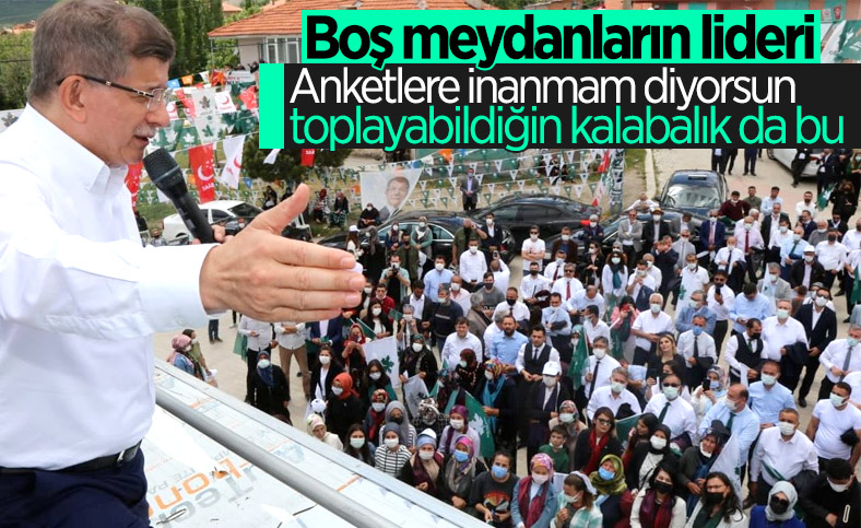 Ahmet Davutoğlu, anketlere inanmadığını söyledi