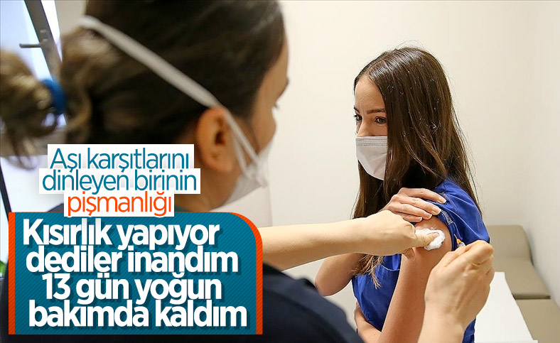 Kayseri'de aşı konusunda kararsız kalan kadın, koronavirüse yakalandı