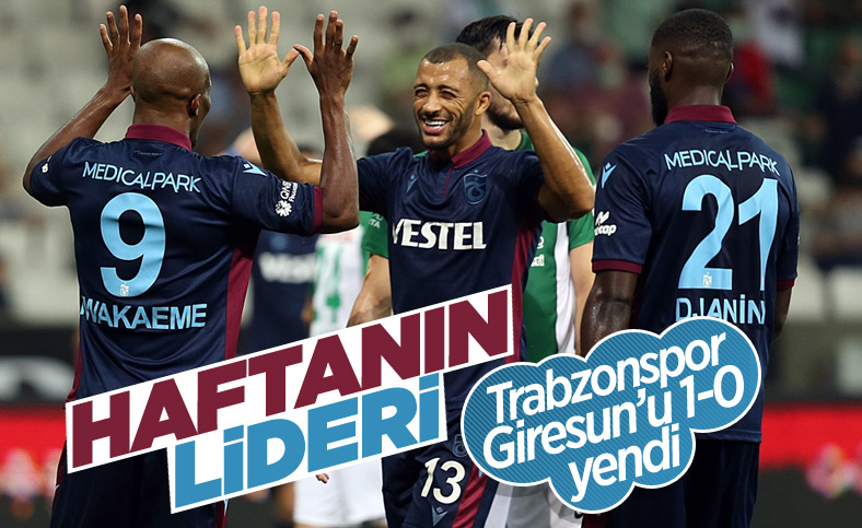 Trabzonspor deplasmanda Giresunspor'u yendi