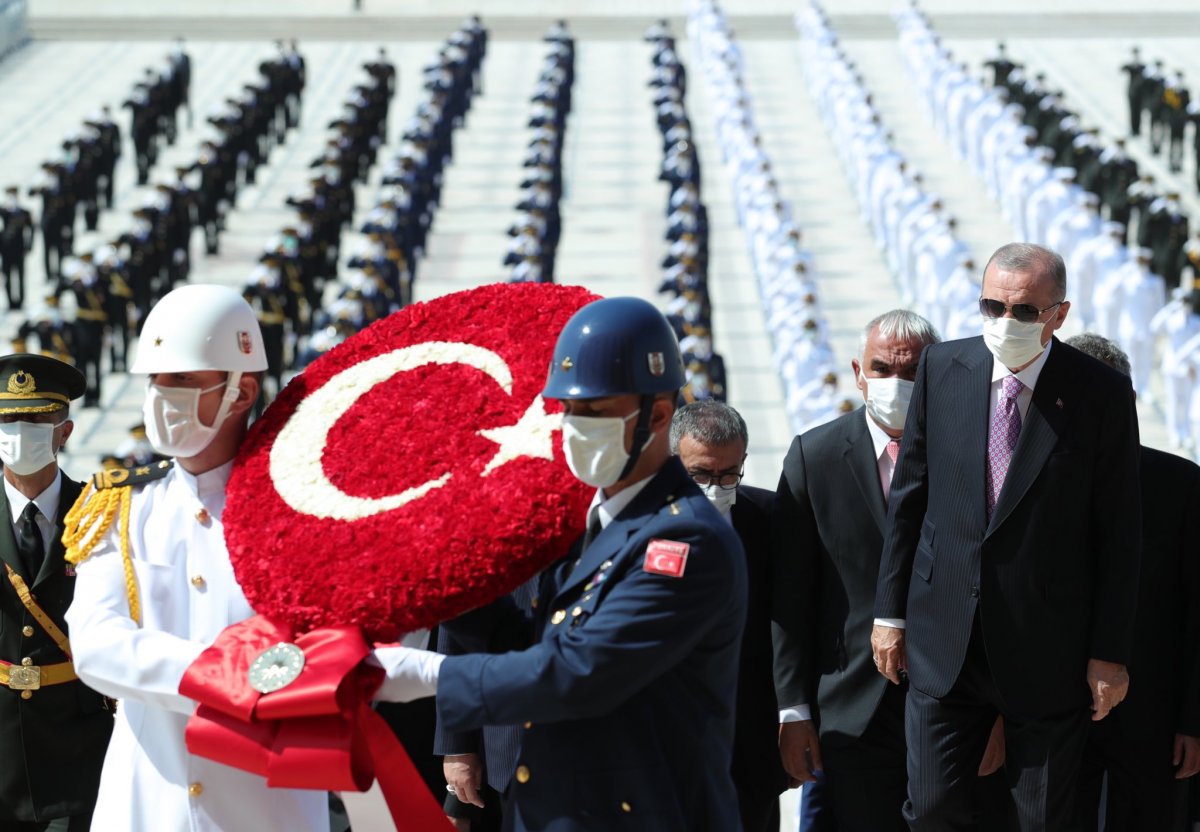 Cumhurbaşkanı Erdoğan ve devlet erkanı Anıtkabir de
#1