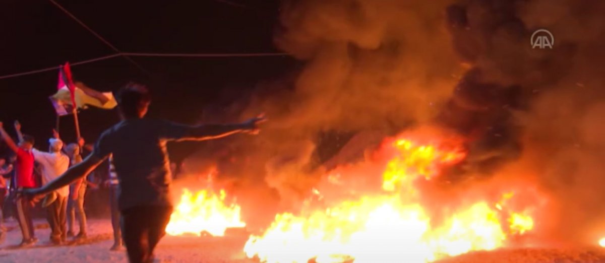 İsrail askerleri, abluka karşıtı Filistinlilere saldırdı  #1