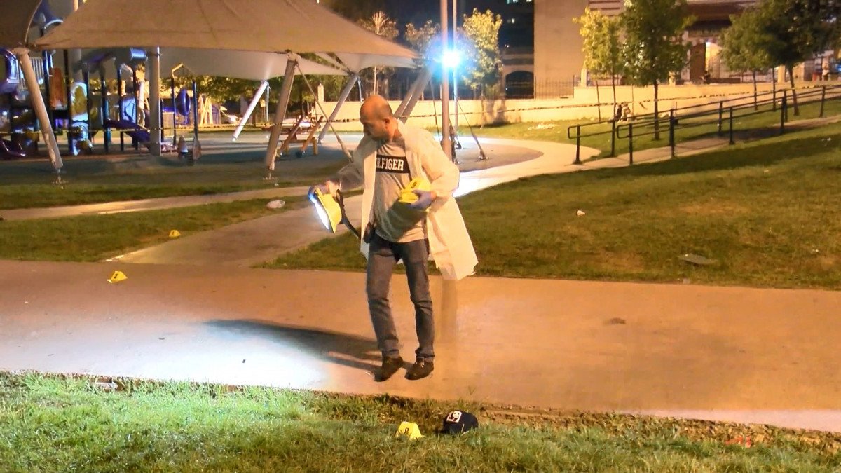 Güngören’de, parkta kurşun yağmuruna tutulan şahıs yaralandı #1