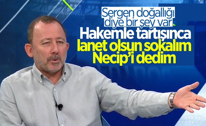 Sergen Yalçın'ın Karagümrük maçında hakemle yaşadığı olay