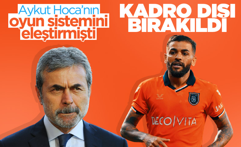 Başakşehir'de Caicara kadro dışı bırakıldı