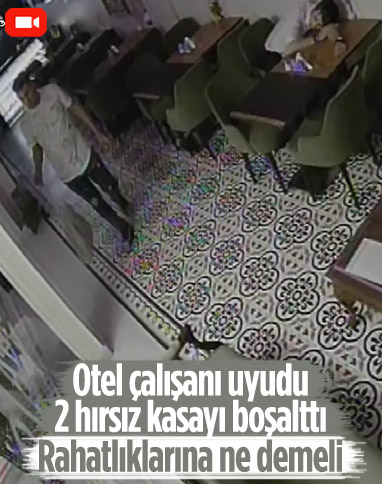 Taksim'de hırsızların rahatlığı: Otelden telefon ve para çalıp, kaçtılar