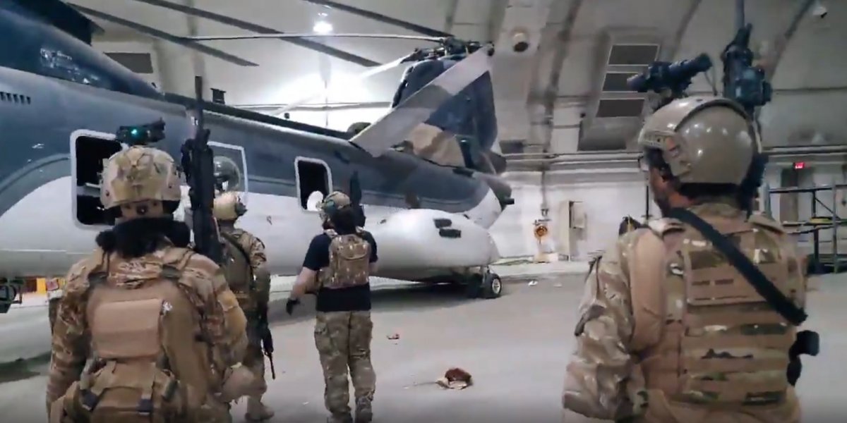 Taliban, ABD nin kullandığı hangara girdi #6