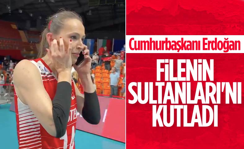 Cumhurbaşkanı Erdoğan, yarı finale yükselen Filenin Sultanları'nı tebrik etti