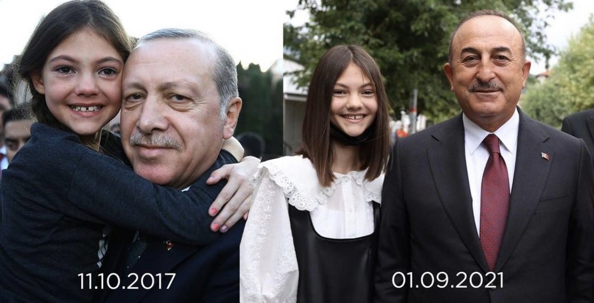 Sırbistan da Cumhurbaşkanı Erdoğan ın boynuna sarılan küçük Mina, büyüdü #1