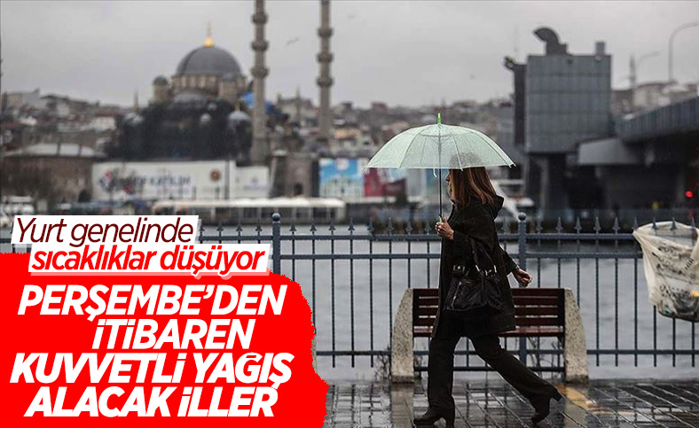 Meteoroloji uyardı: Hava sıcaklıkları düşüyor