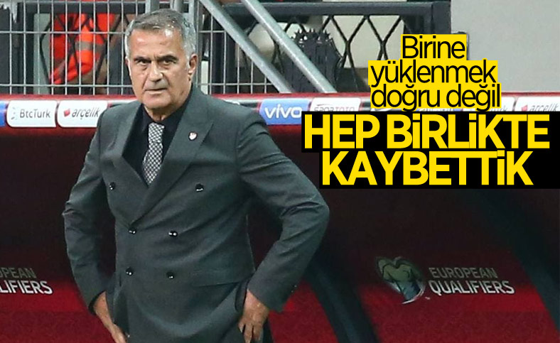 Şenol Güneş: Hep birlikte kaybettik