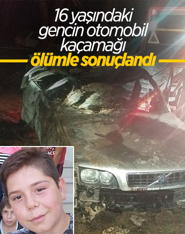 Osmaniye'de ehliyetsiz genç, kaza sonucu vefat etti