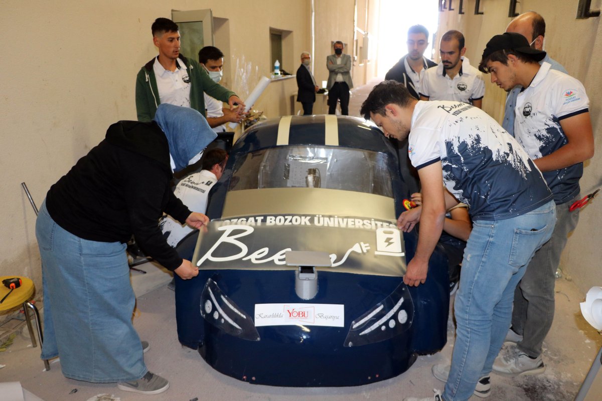 Yozgat ta üniversiteliler trafik levhası okuyabilen sürücüsüz araç tasarladı #4