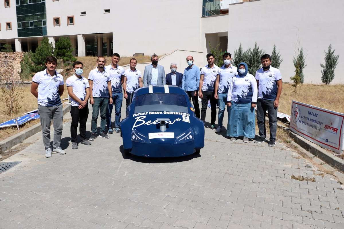 Yozgat ta üniversiteliler trafik levhası okuyabilen sürücüsüz araç tasarladı #3