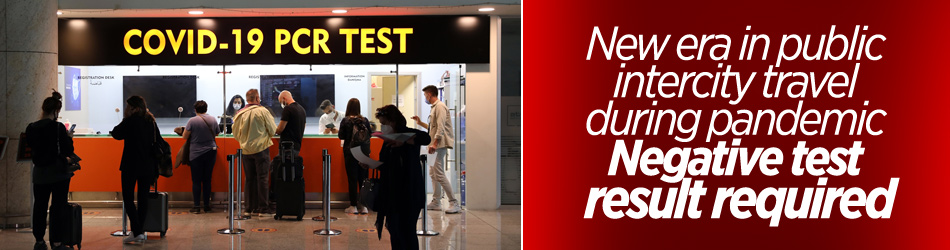 Turkey seeks negative PCR test for public intercity travel