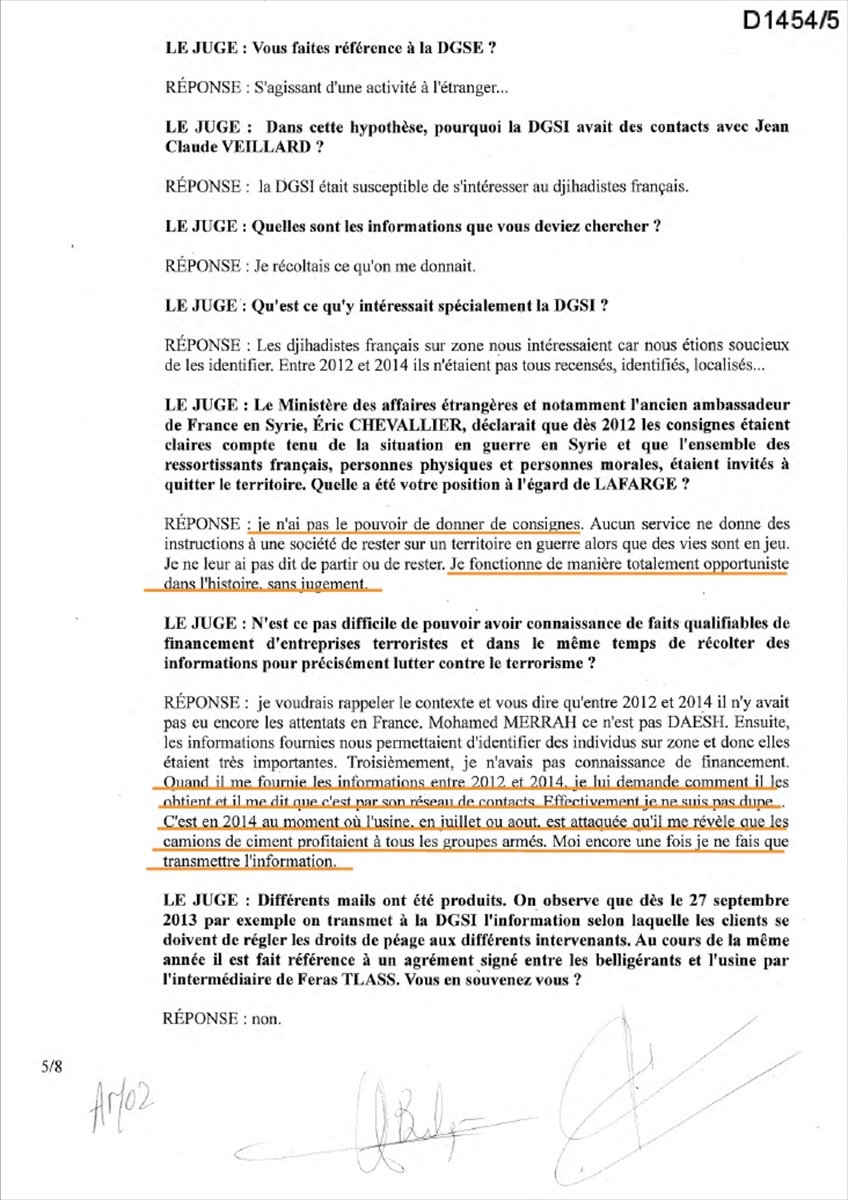 Lafarge ın DEAŞ ile ilişkisini Fransa istihbaratına bildirdiği belgeler #10