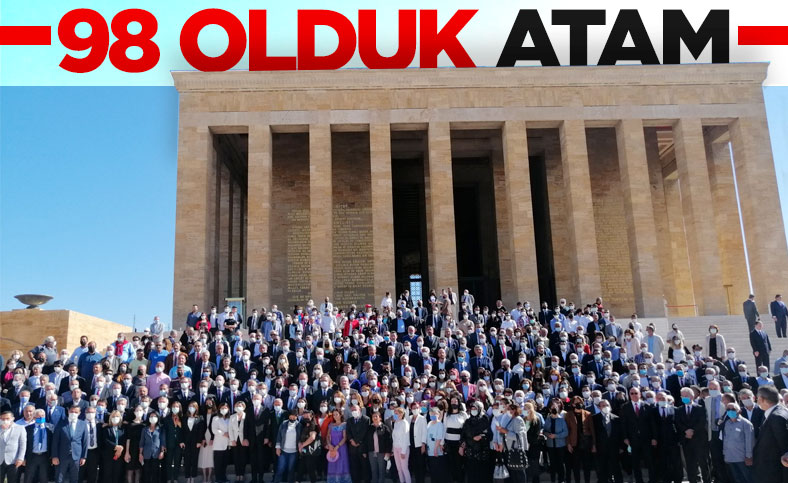 CHP, kuruluşunun 98'inci yıl dönümünde Anıtkabir'de