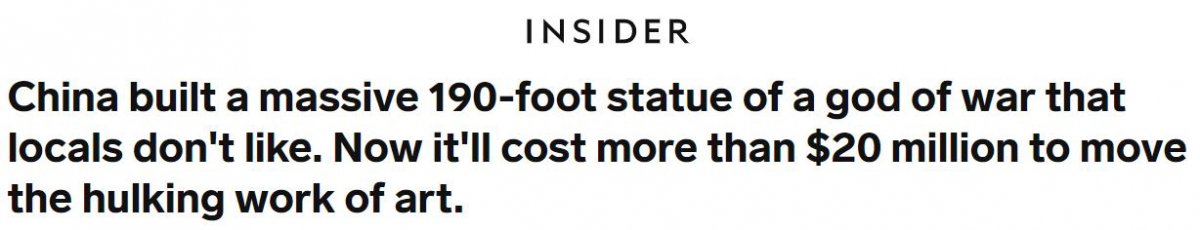 Çin de Guan Yu heykelinin yeri değiştirilecek #4