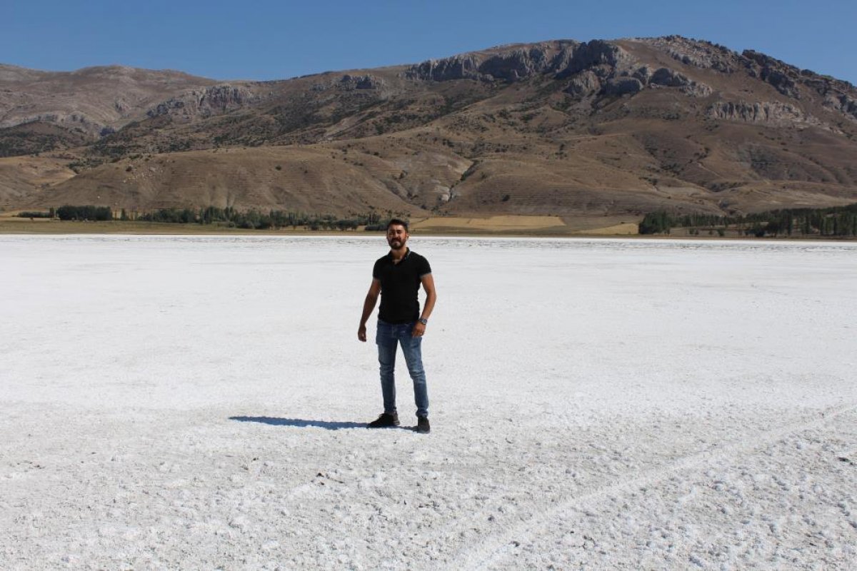 Sivas ta Kellah Gölü de kuraklıktan nasibini aldı #5