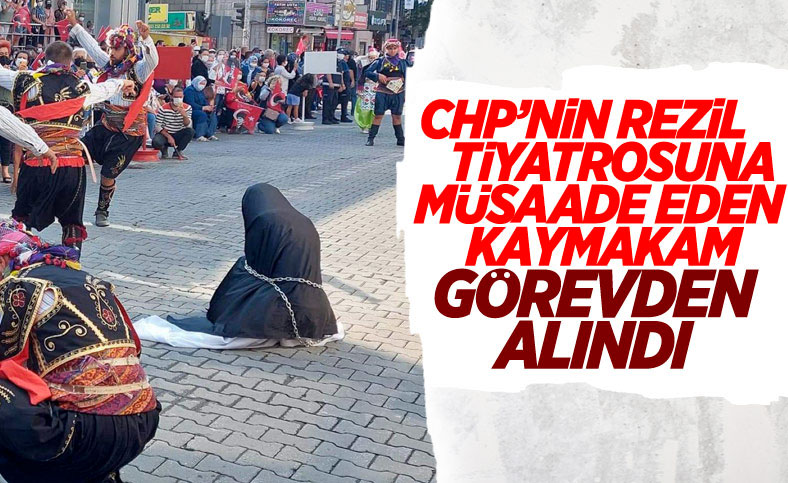 Edremit'te zincirli kadın gösterisine müdahale etmeyen kaymakam görevden alındı