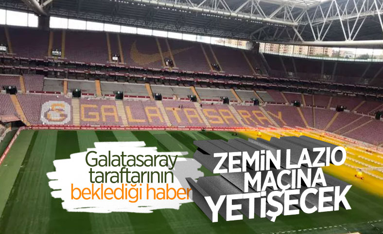 Galatasaray'ın stadı Lazio maçına yetişecek