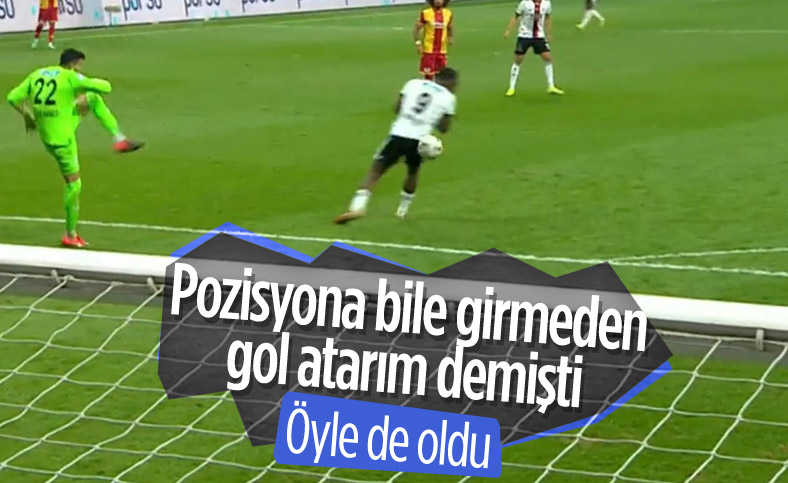 Beşiktaş'ta Batshuayi'nin poposuyla attığı gol gündem oldu