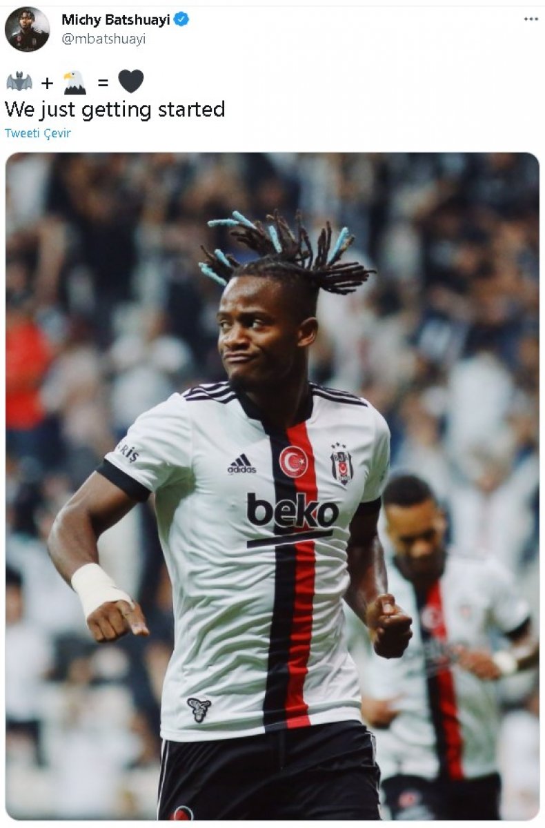 Beşiktaş ta Batshuayi nin poposuyla attığı gol gündem oldu #2