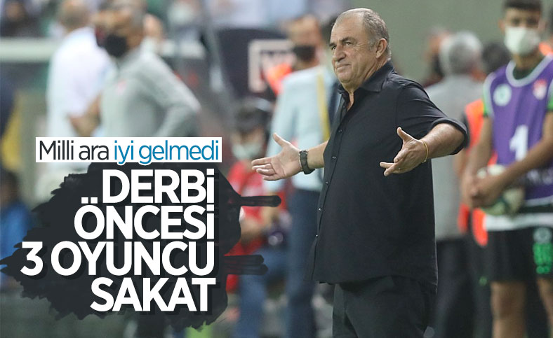 Galatasaray'da derbi öncesi eksikler var