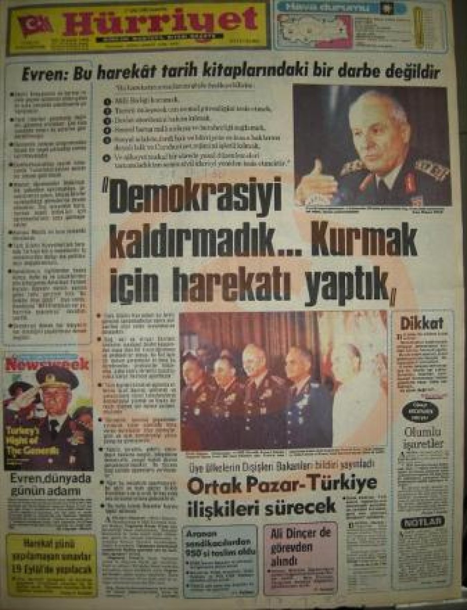 Vakanüvis yazdı: 12 Eylül basınını hatırlayalım  #4