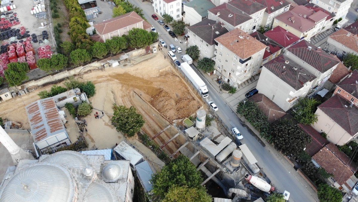 Sancaktepe’de İBB nin metro inşaat alanında göçük yaşandı #5