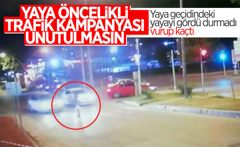 Samsun'da otomobil yaya geçidini kullanan adama çarptı