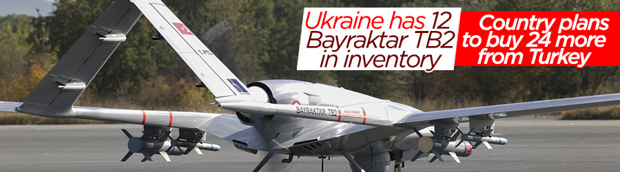 Ukraine intends to buy 24 more Turkish drones