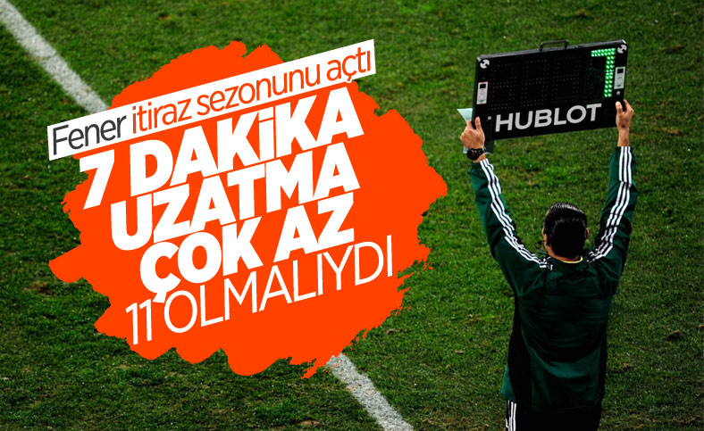Fenerbahçe'den hakem açıklaması