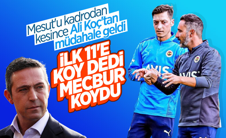 Yönetimden Vitor Pereira'ya Mesut Özil baskısı