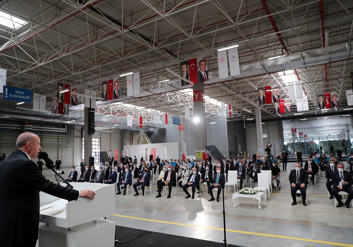 Cumhurbaşkanı Erdoğan Şişecam Polatlı Fabrikası açılışında #1