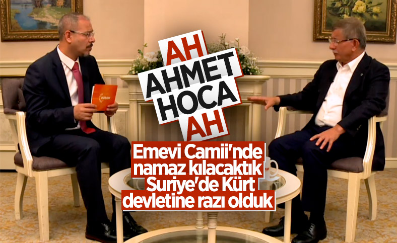 Ahmet Davutoğlu: Suriye'de Kürtler için federasyon kararı alınırsa saygı gösterilmeli