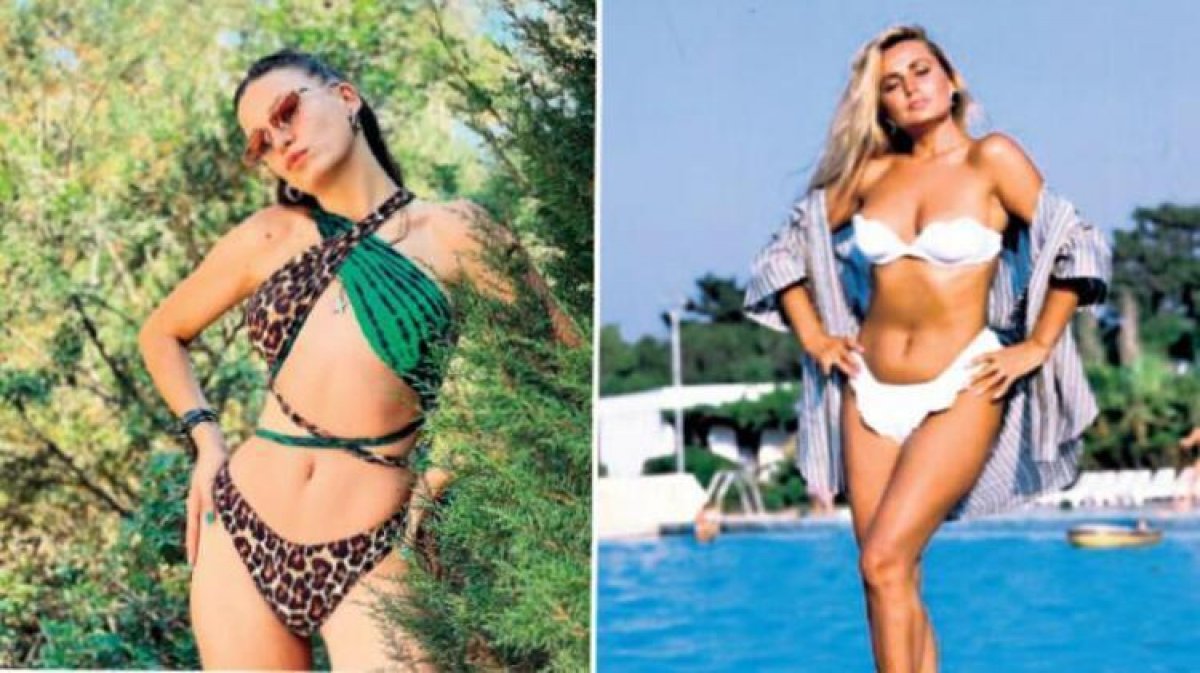 Banu Alkan, Serenay Sarıkaya nın ayaklarına kafayı taktı #2