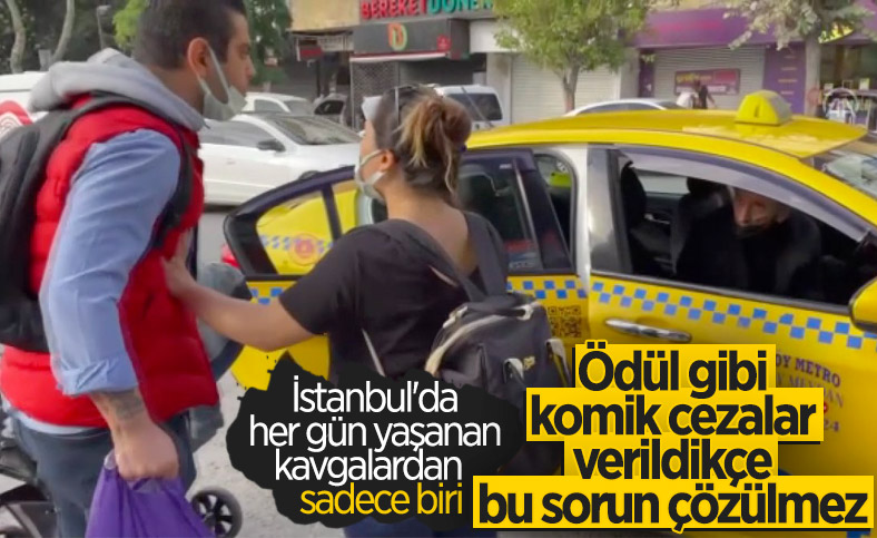 Bakırköy'de kısa mesafe yolcu almayan taksiciye para cezası