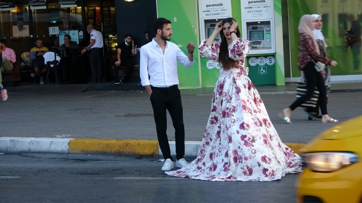 Yabancı çiftler, düğün fotoğrafı için Taksim i tercih etmeye başladı #2