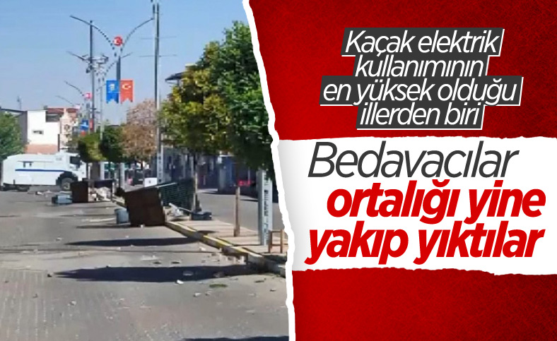 Diyarbakır'da elektrik dağıtım ekibi engellenmeye çalışıldı