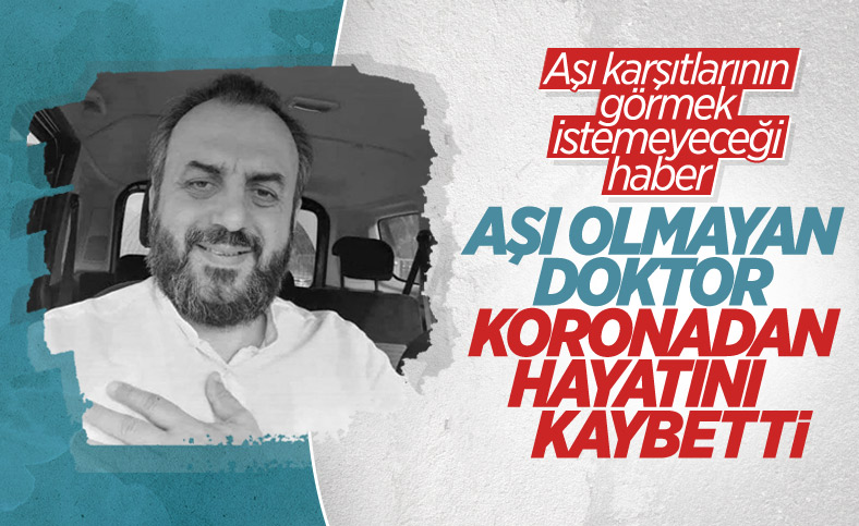 Sakarya'da aşı olmayan doktor, koronavirüsten öldü