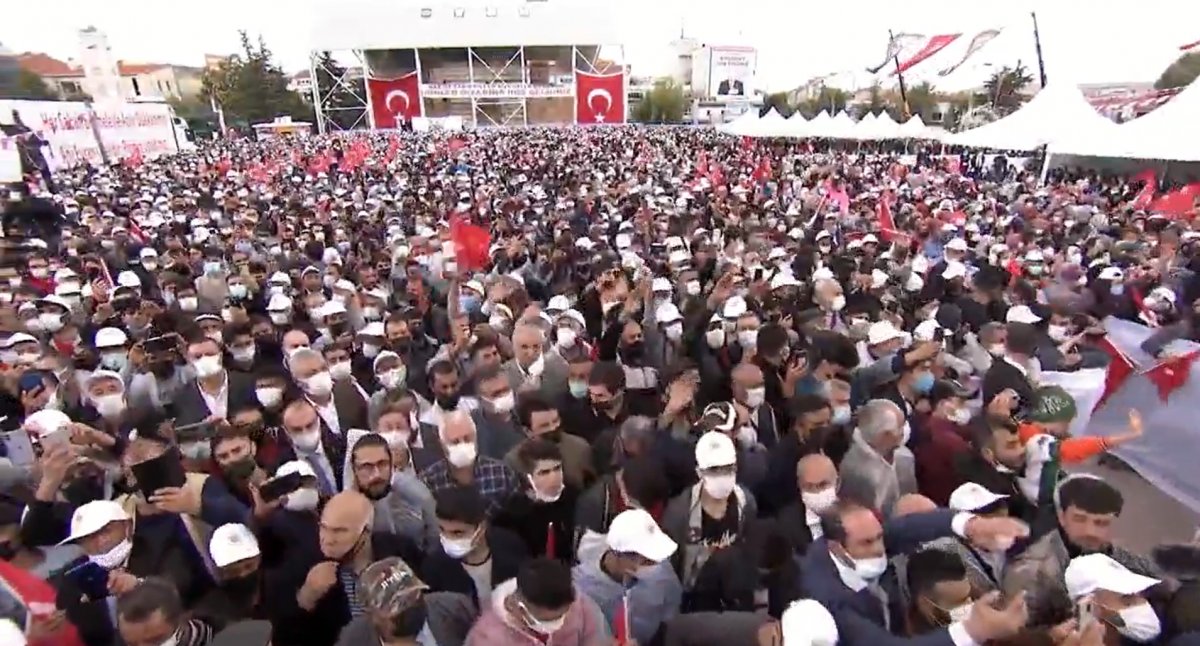 Cumhurbaşkanı Erdoğan a Kırşehir de sevgi seli #8