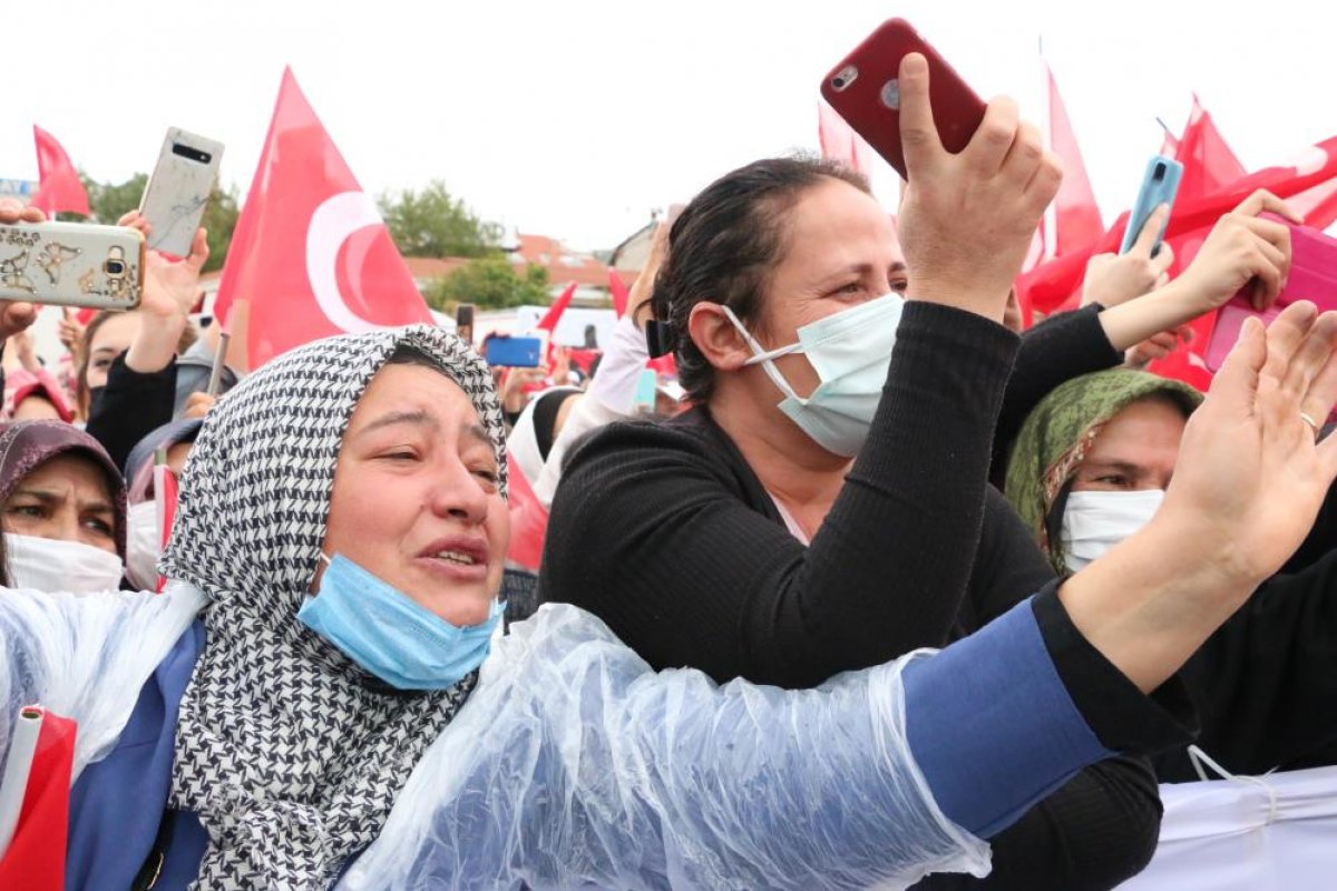 Cumhurbaşkanı Erdoğan a Kırşehir de sevgi seli #4