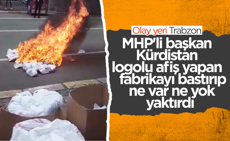 Trabzon'da belediye başkanından 'Kürdistan siparişi' baskını