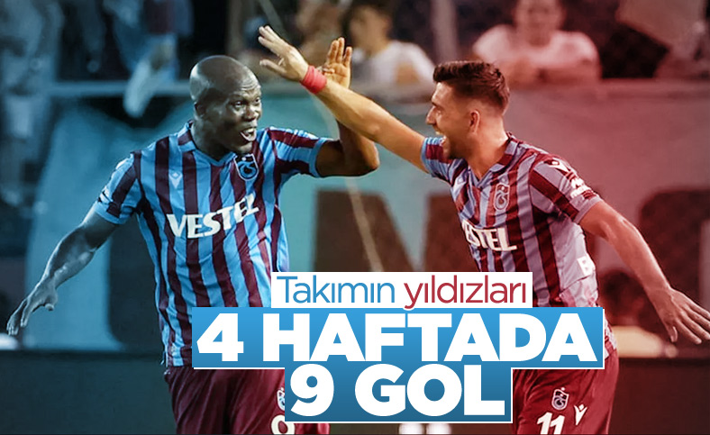 Nwakaeme ve Bakasetas Trabzonspor'u sırtlıyor