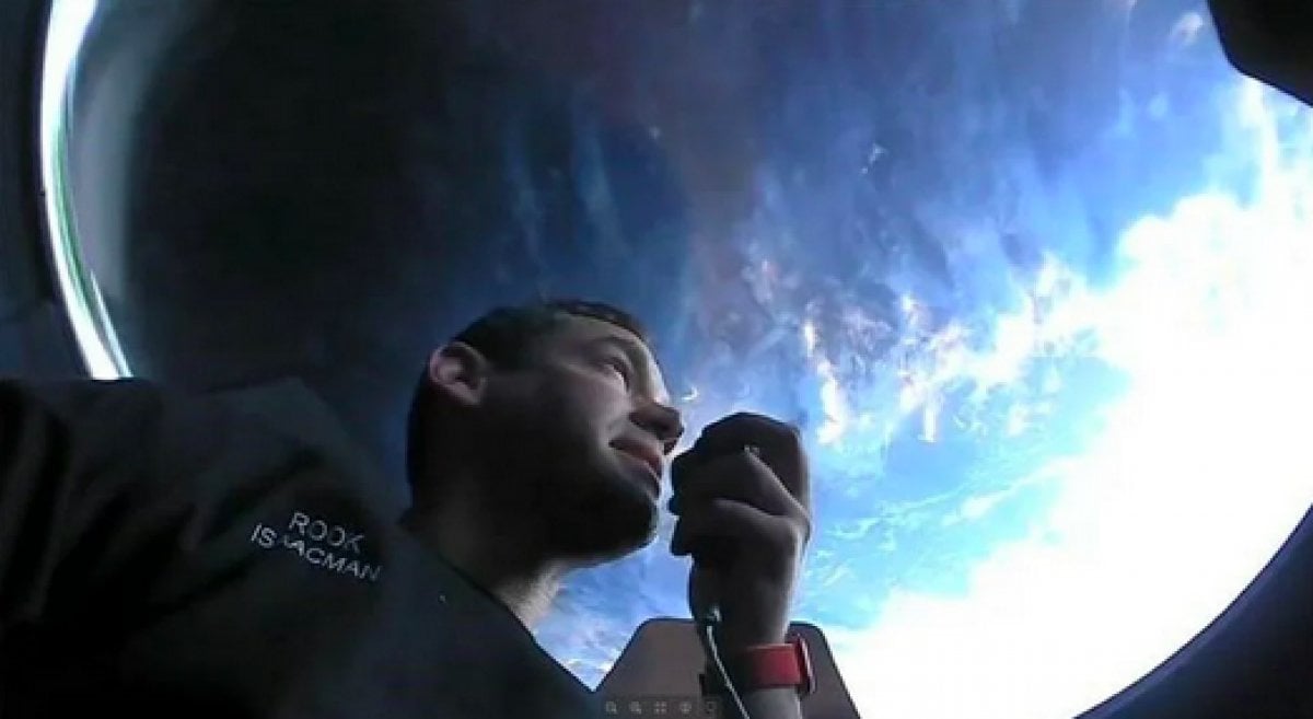 SpaceX in 4 amatör astronotundan ilk görüntüler paylaşıldı #2