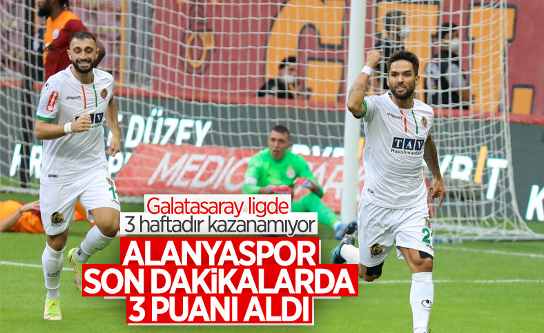 Galatasaray, Alanyaspor'a mağlup oldu.