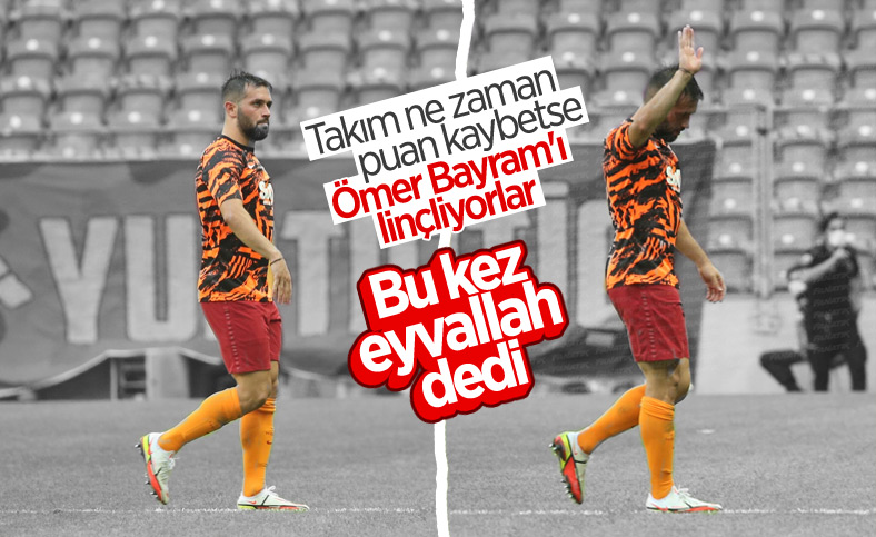 Galatasaraylı taraftarlardan Ömer Bayram'a tepki