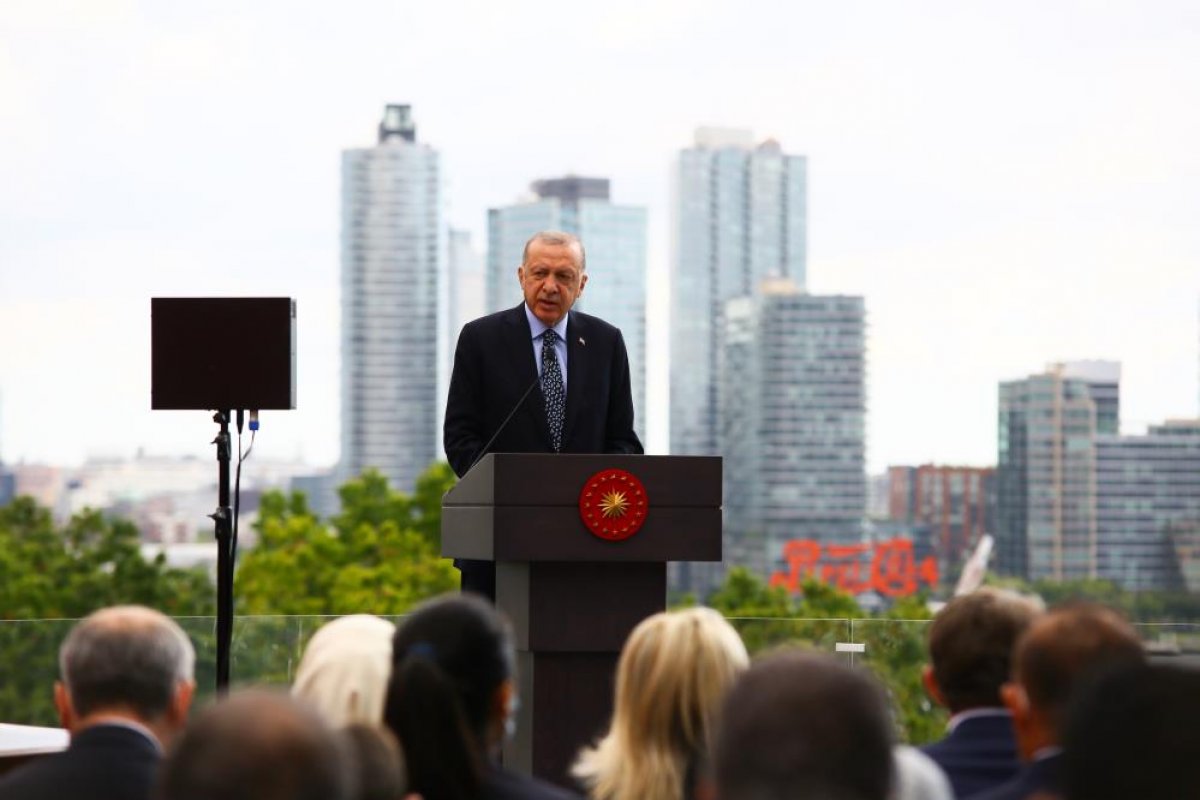 Cumhurbaşkanı Erdoğan, New York ta Türkevi Binası nın açılışı töreninde #1