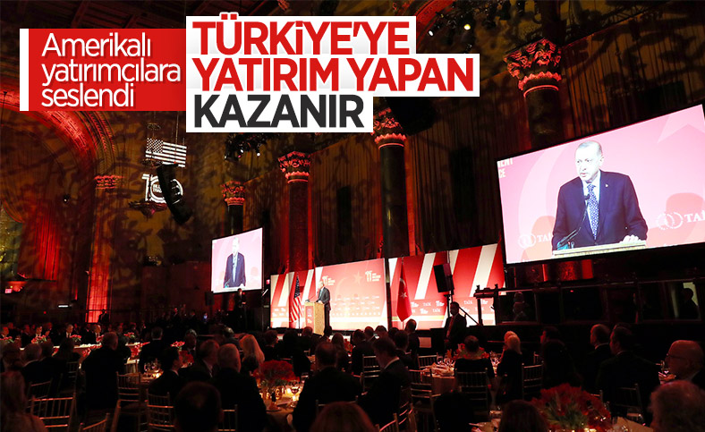 Cumhurbaşkanı Erdoğan, ABD’li yatırımcılara Türkiye’yi anlattı